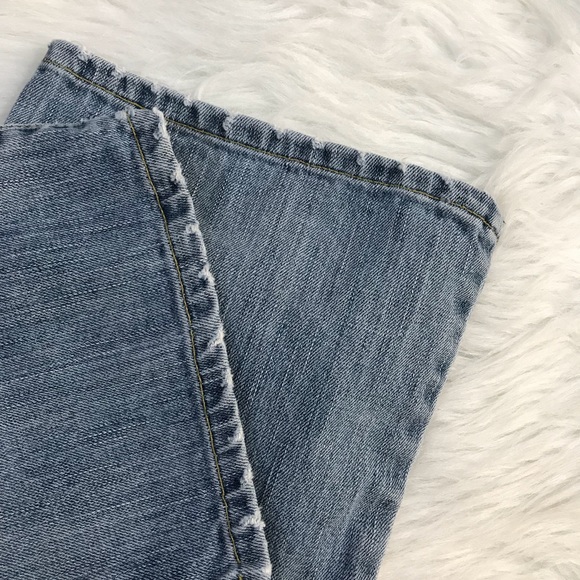 KALI DENIM Distressed Faded Bootcut Jeans - Picture 7 of 8